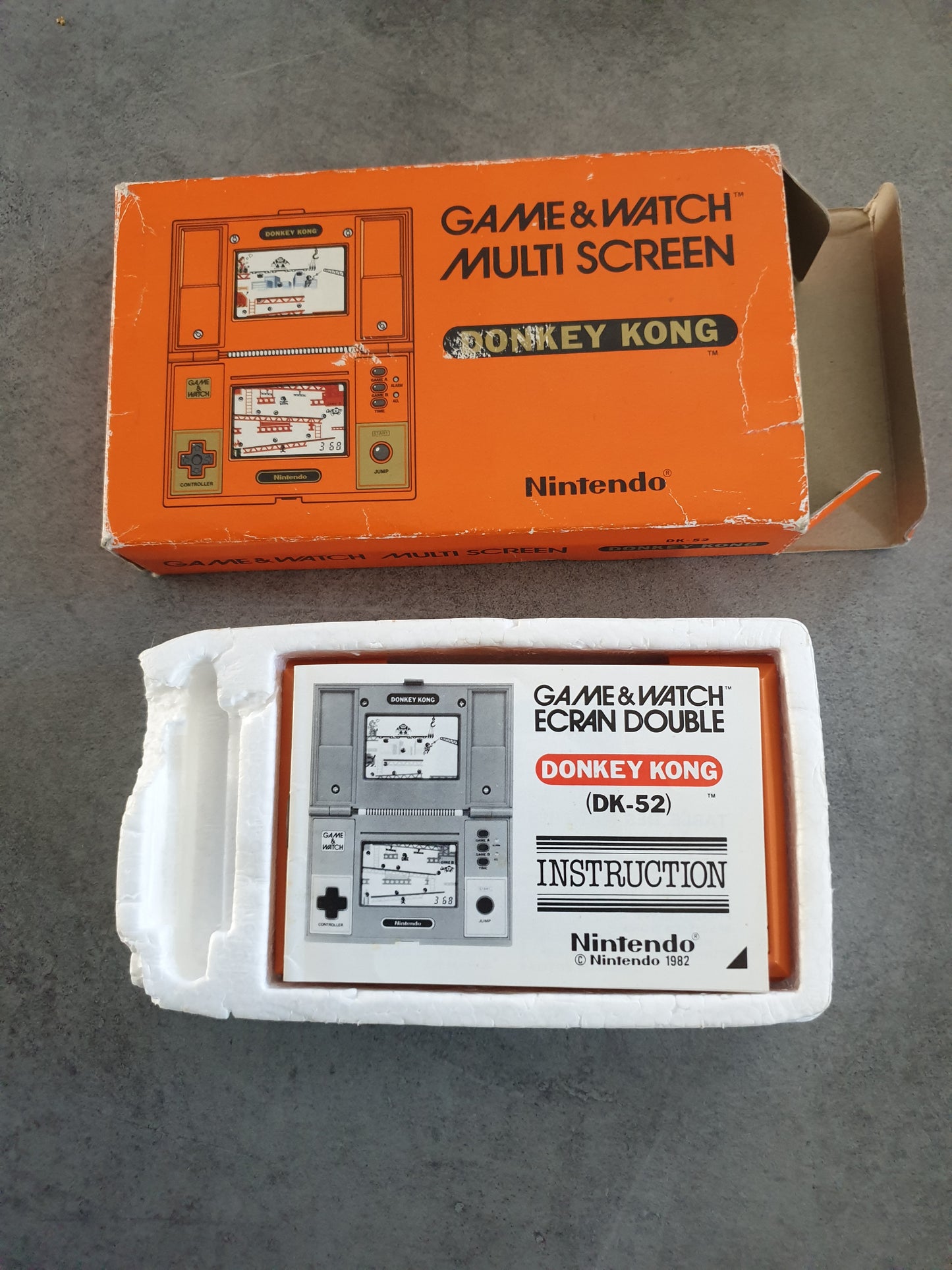 Game Watch Multi screen Donkey kong DK 52 nintendo 1982