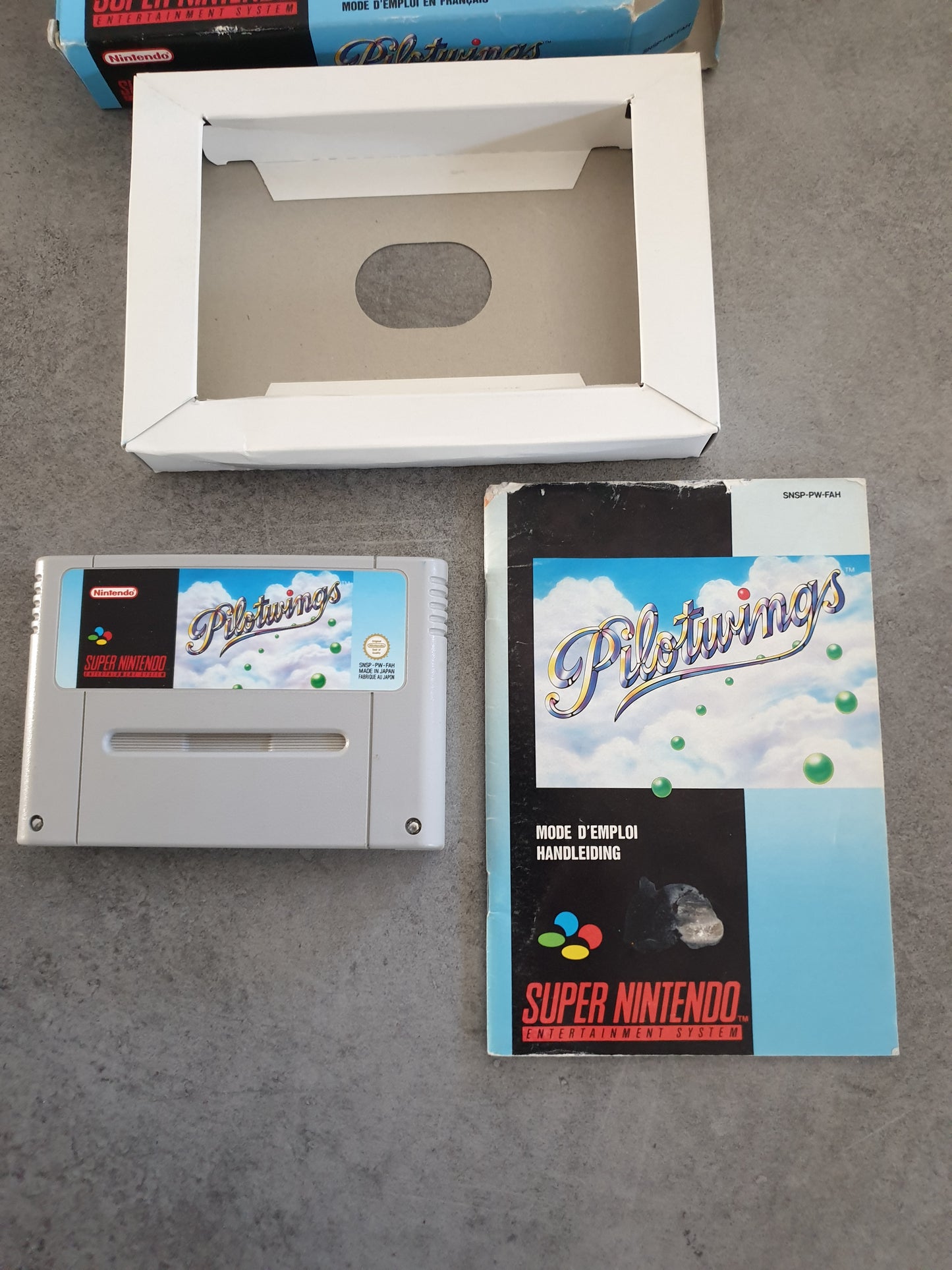 Pilotwings - Super Nintendo SNES - Jeu Complet - PAL FAH