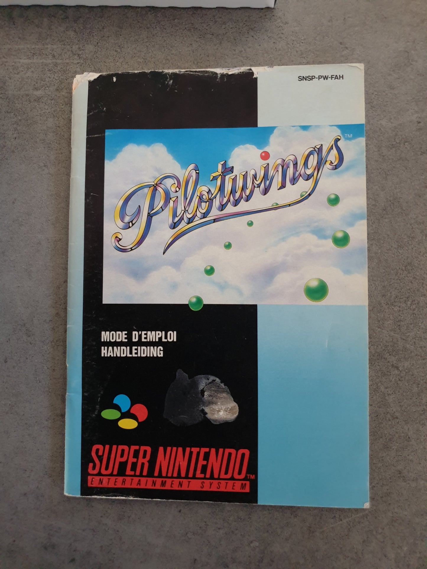 Pilotwings - Super Nintendo SNES - Jeu Complet - PAL FAH