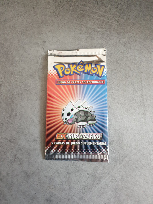 Booster Pokémon  bloc ex espagnol - ex rubi zafiro - neuf scellé - Galegon