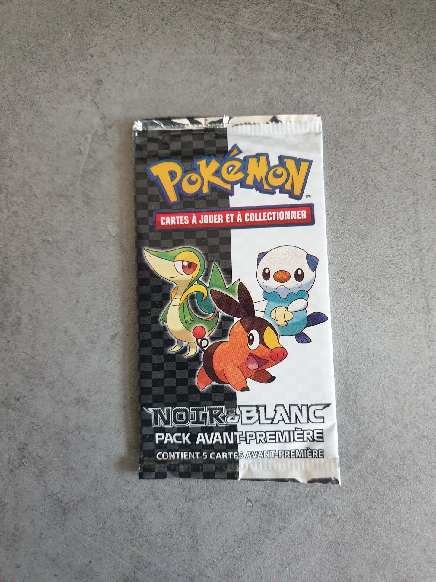 Booster Pokémon Échantillon Noir et Blanc Pack Avant-première - Neuf Scellé Fr