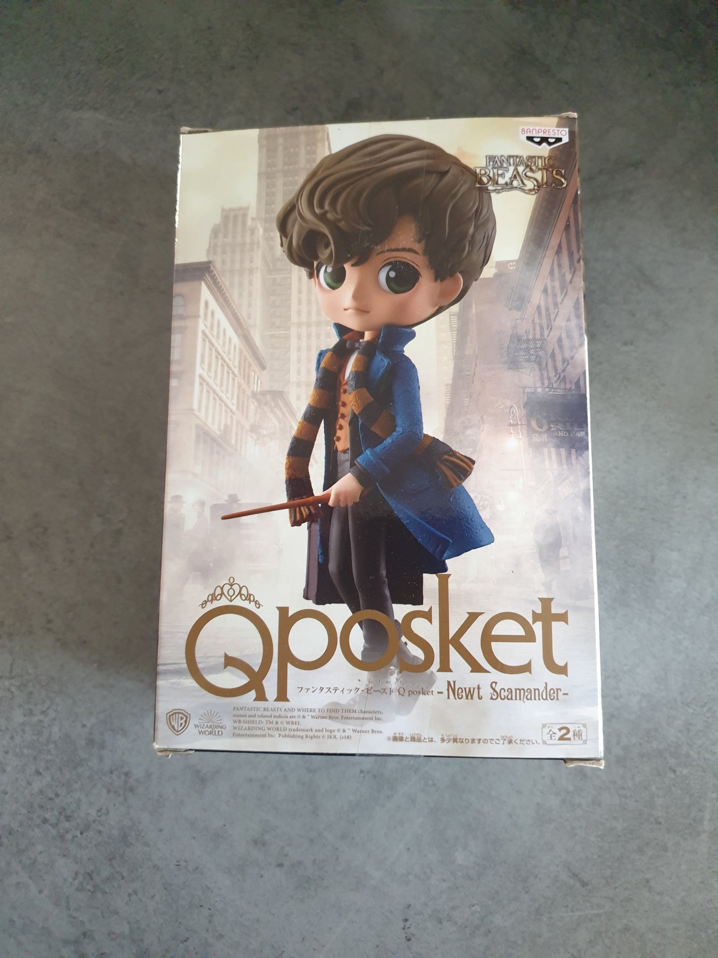 Figurine Banpresto Q Posket Harry Potter Fantastic Beasts - Newt Scamander - Neuve Bandai