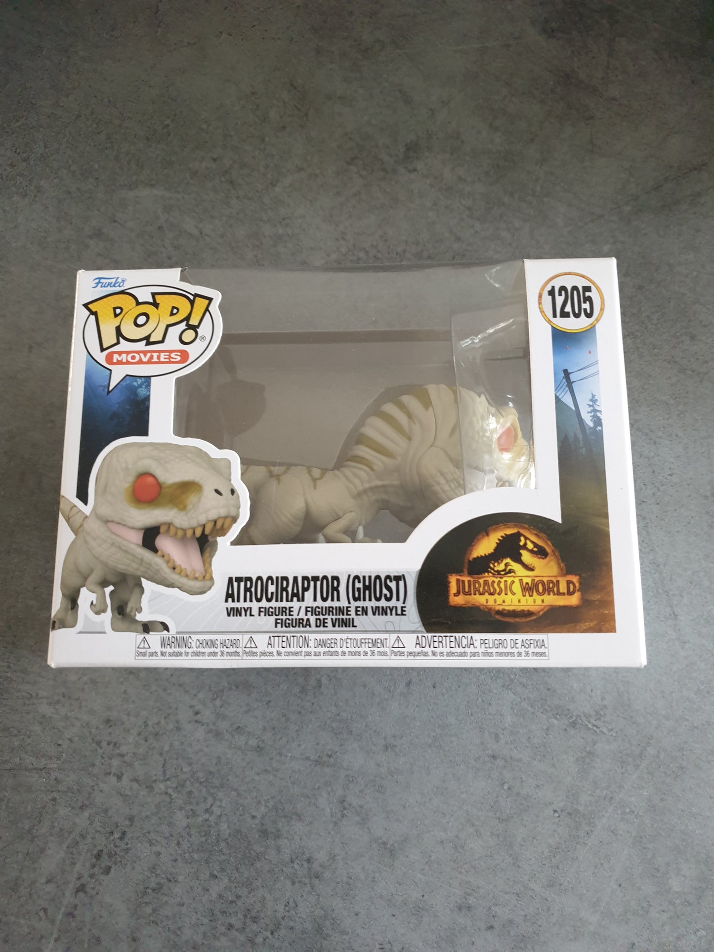 Figurine - Pop! Movies - Jurassic World - Atrociraptor (Ghost) - N° 1205 - Funko