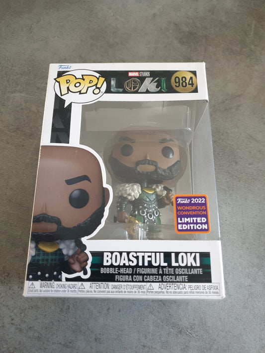 Funko POP! Loki Boastful Loki 2022 Wondrous Convention n°984 - Neuf