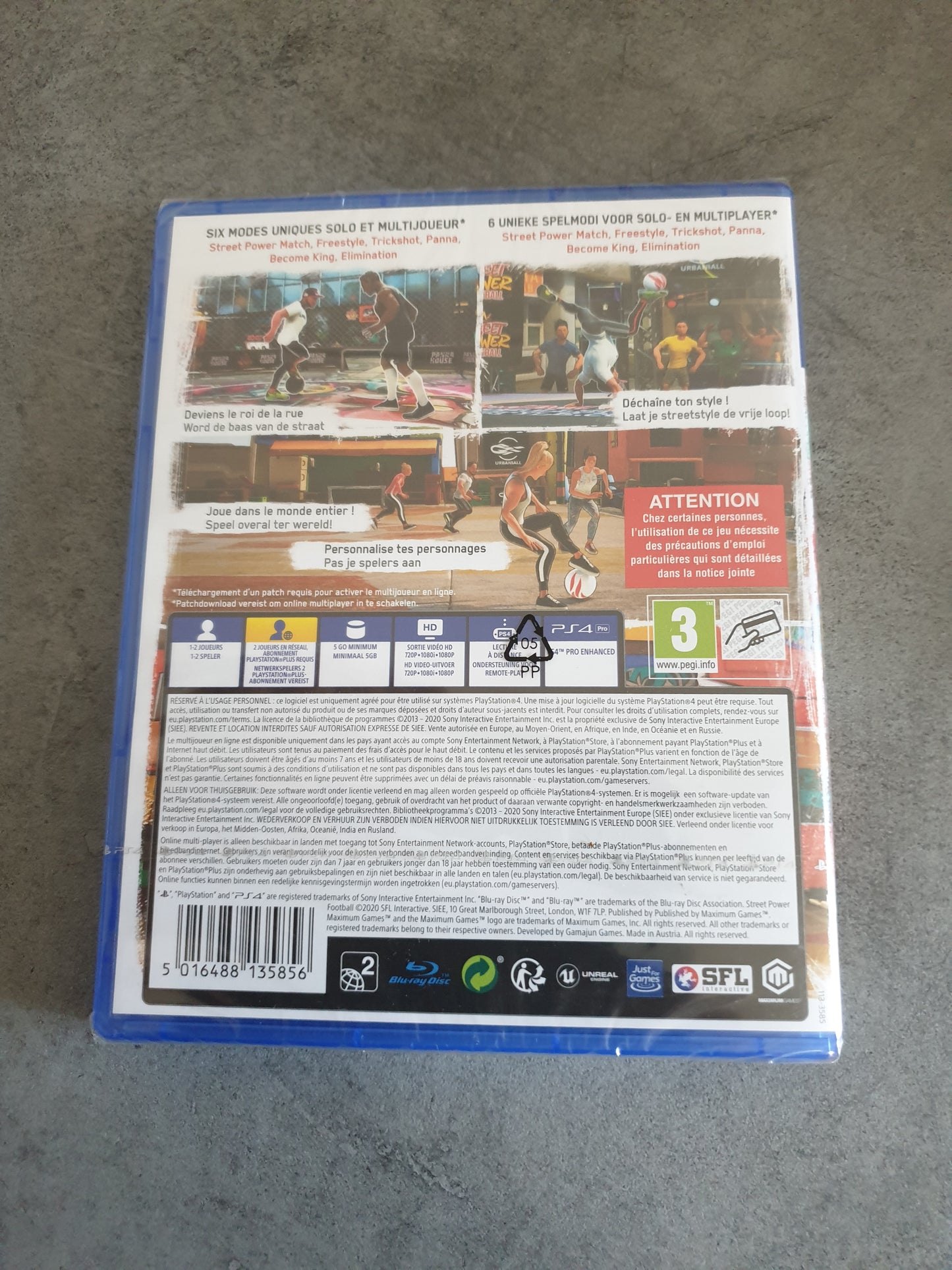 Street Power Football - PlayStation 4 / PS4 - Neuf Sous Blister PAL FR