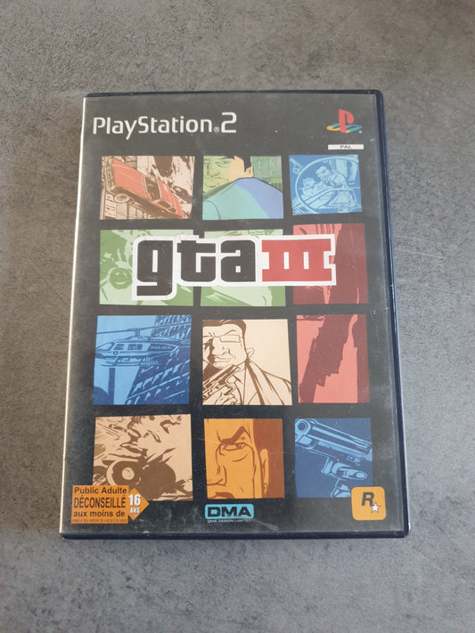 GTA 3 / III - Playstation 2 / PS2 - PAL FR - Complet