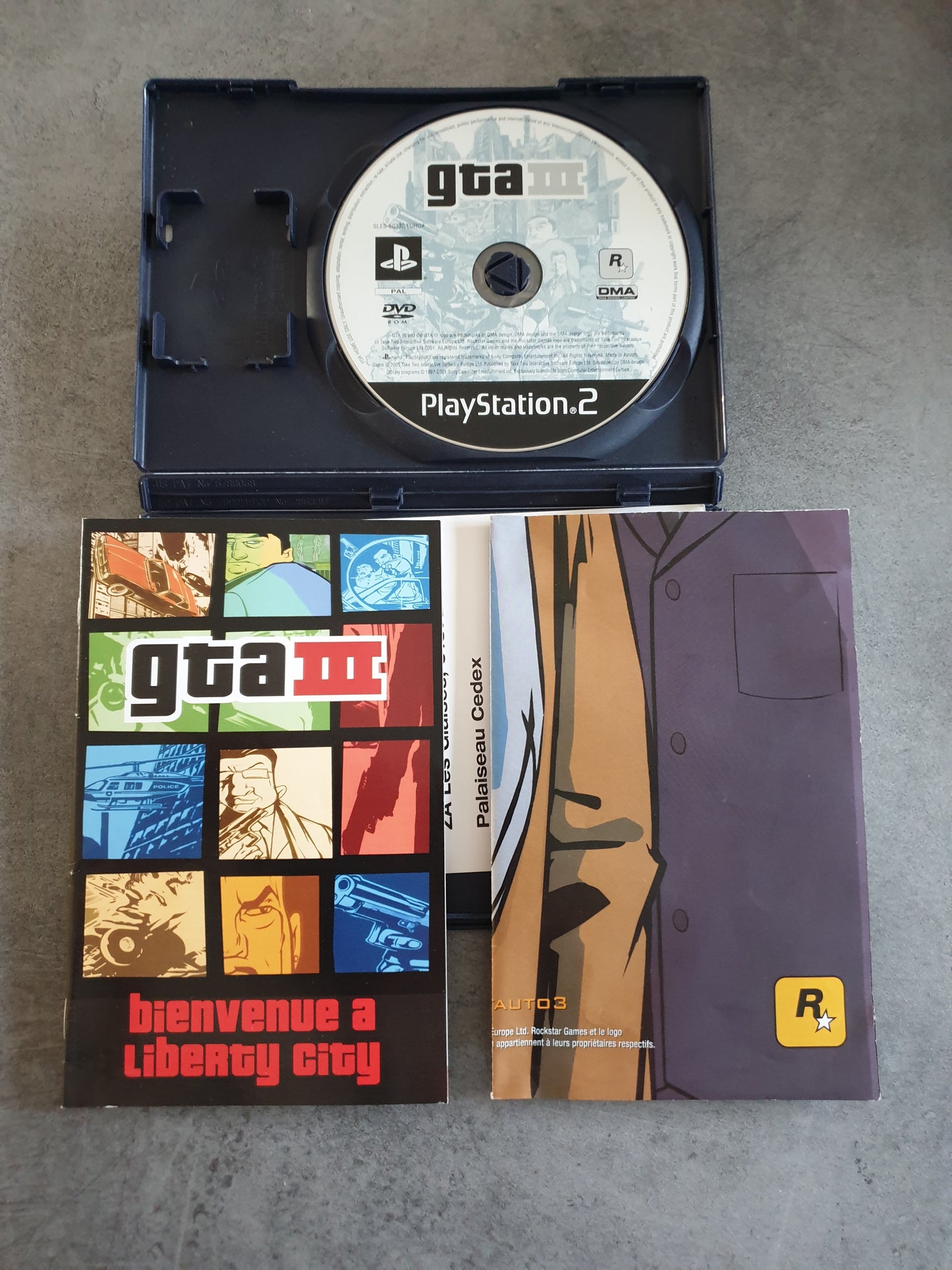 GTA 3 / III - Playstation 2 / PS2 - PAL FR - Complet