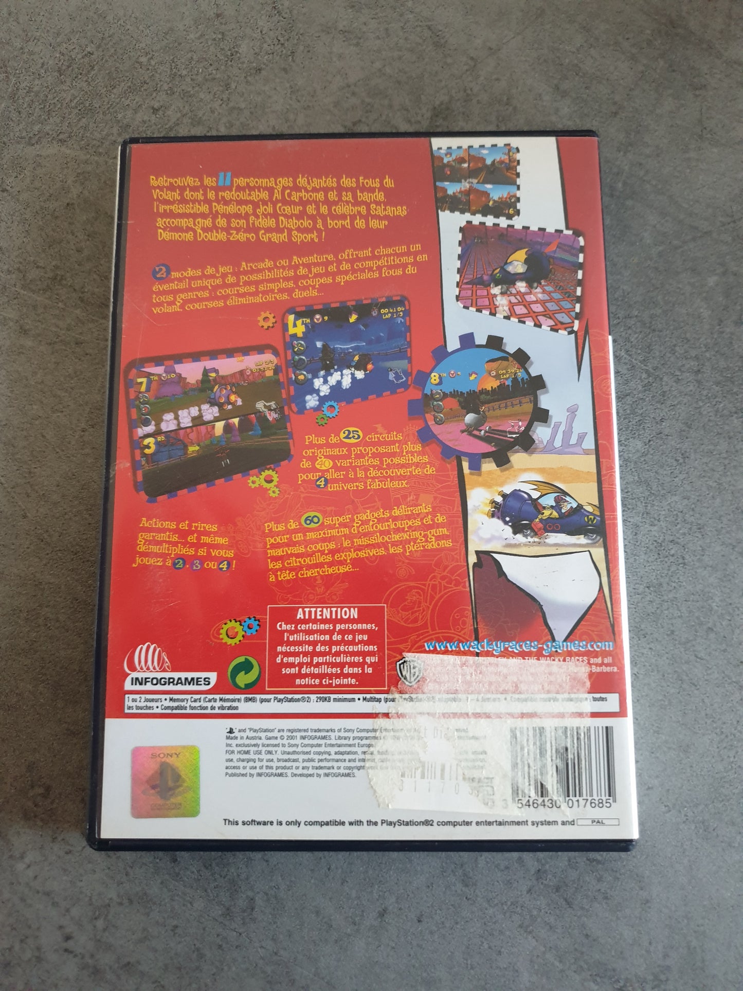 Les Fous du Volant Présentent Satanas et Diabolo - Playstation 2 / PS2 - PAL FR - Complet