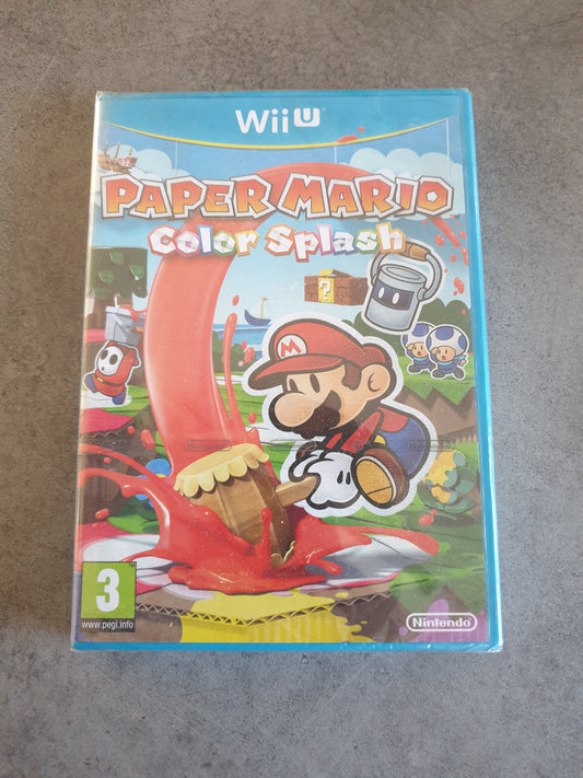 Paper Mario Color Splash - Nintendo Wii U - Neuf PAL FR