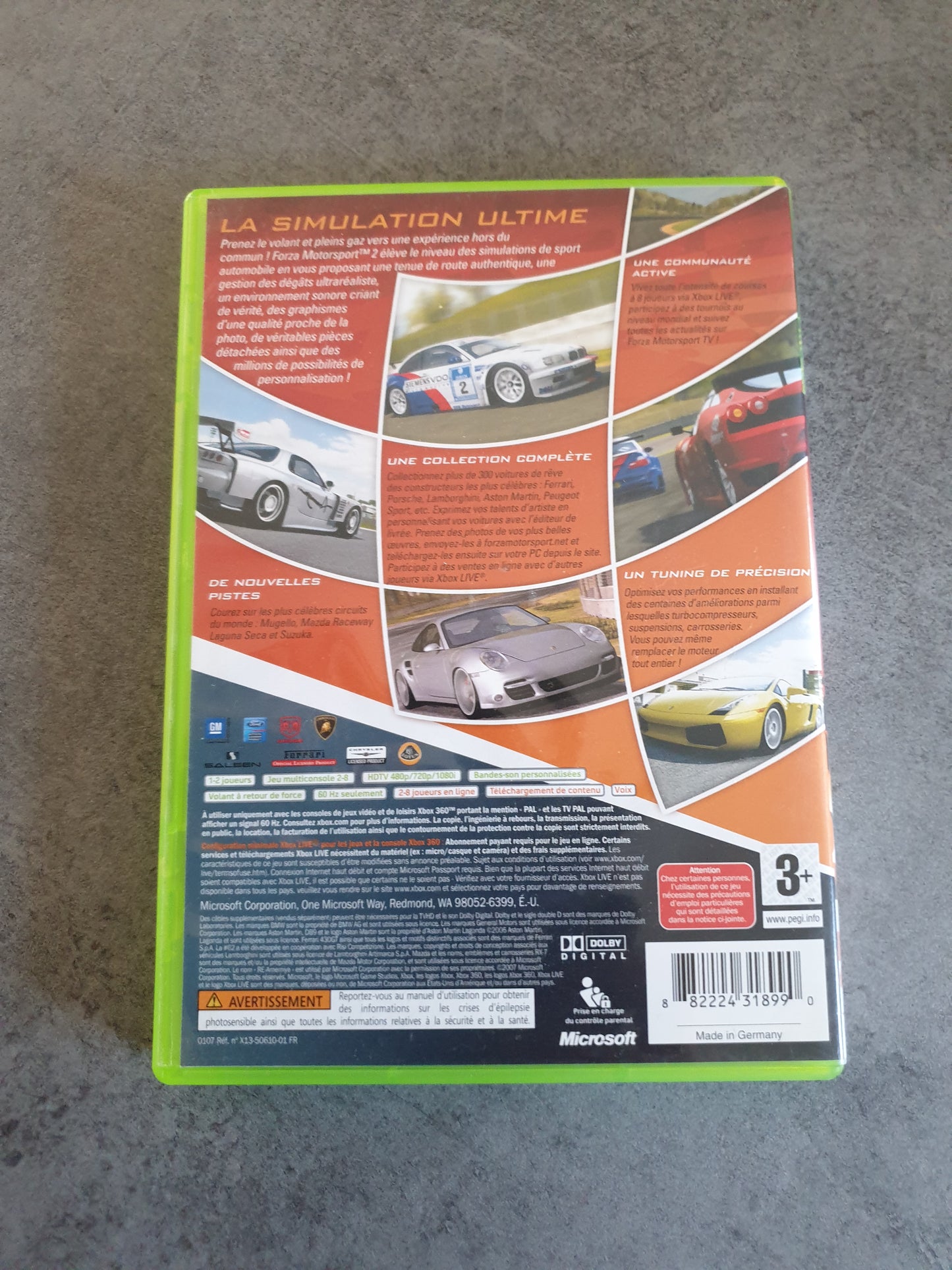 Forza Motorsport 2 - Microsoft Xbox 360 - Complet Fr