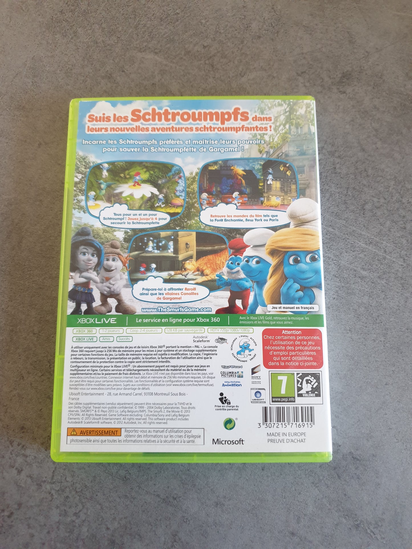 Les Schtroumpfs 2 - Xbox 360 - Complet PAL FR