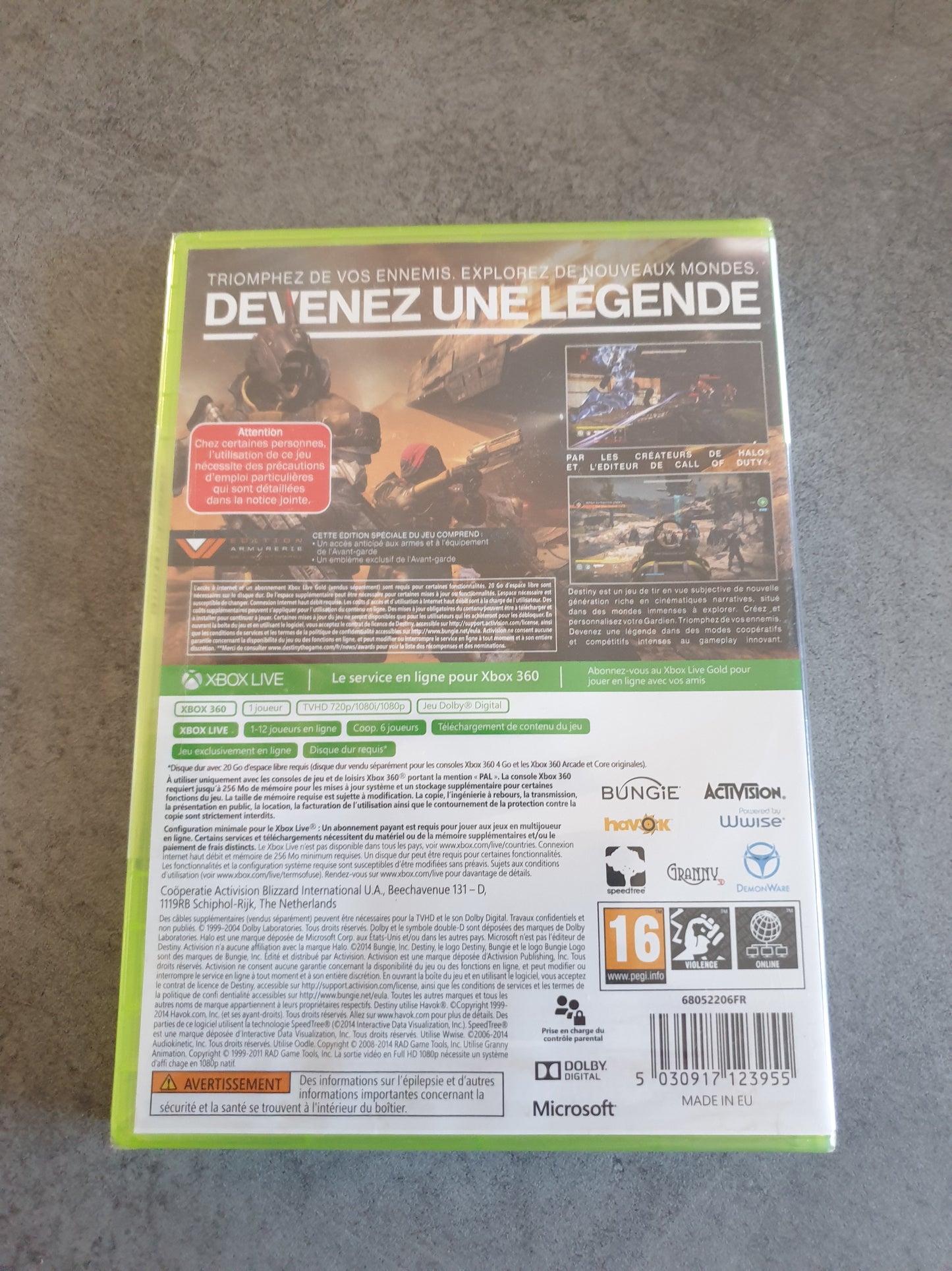 Destiny - Xbox 360 - Neuf Scellé FR PAL