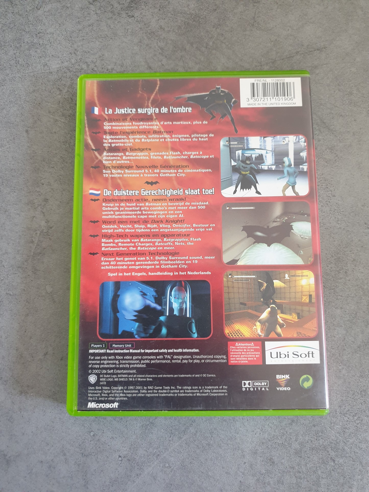 BATMAN Vengeance - Microsoft Xbox - Complet PAL FR