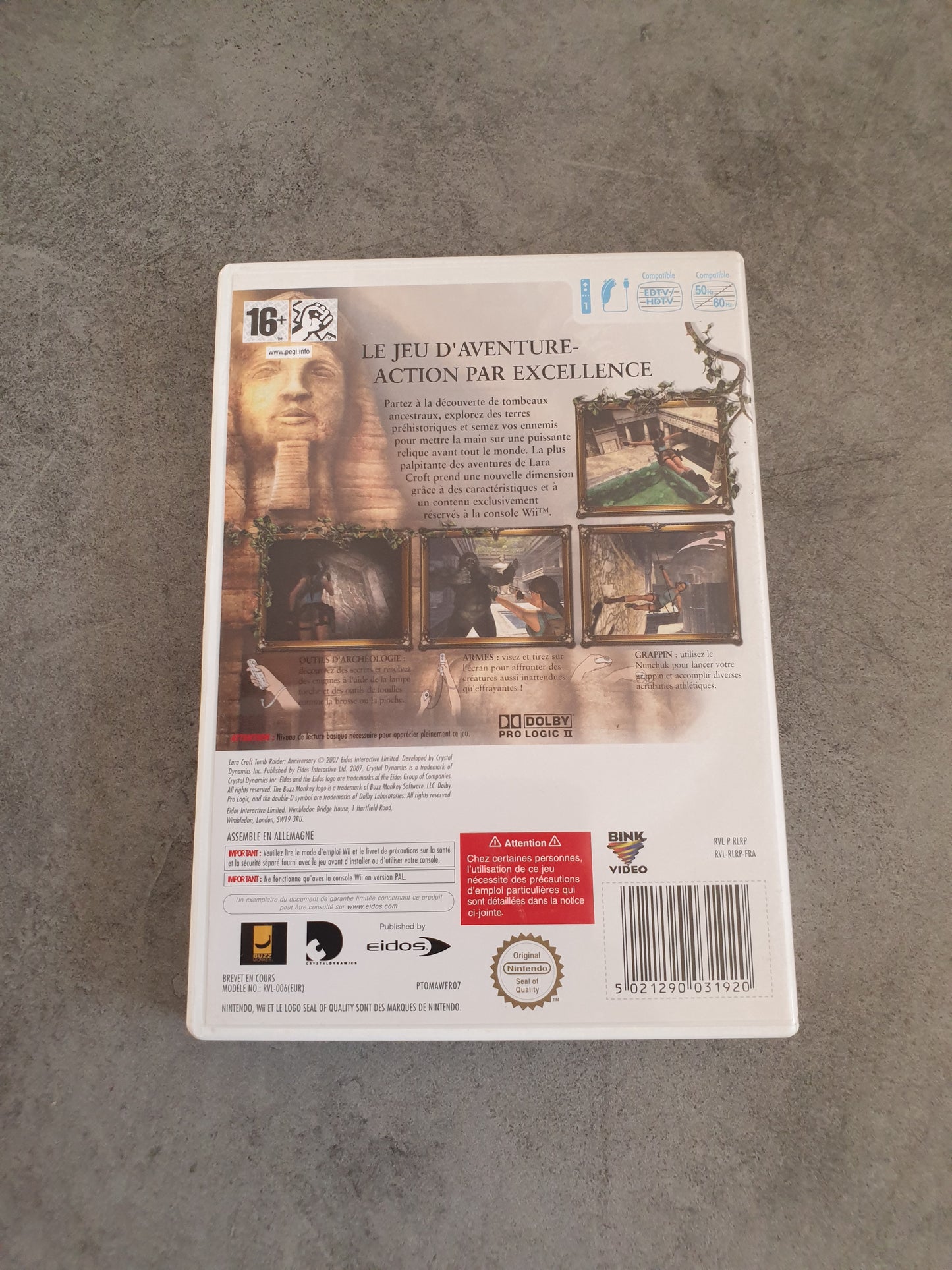 Lara Croft Tomb Raider Anniversary - Nintendo Wii - Complet PAL FR