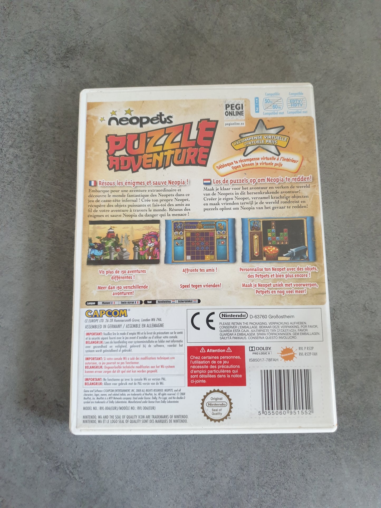 Neopets Puzzle Adventure - Nintendo Wii - Complet PAL FR