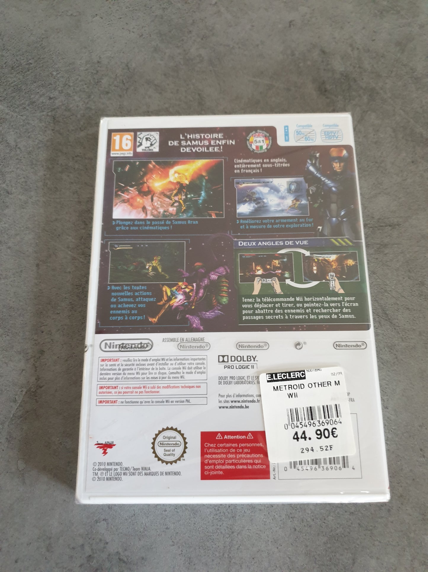 METROID OTHER M - Nintendo Wii - Neuf PAL FR