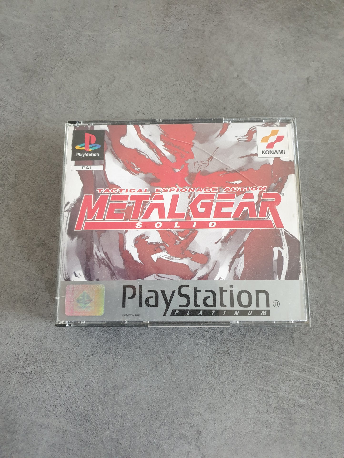 Metal Gear Solid - PlayStation PS1 - PAL FR PLATINUM - Complet