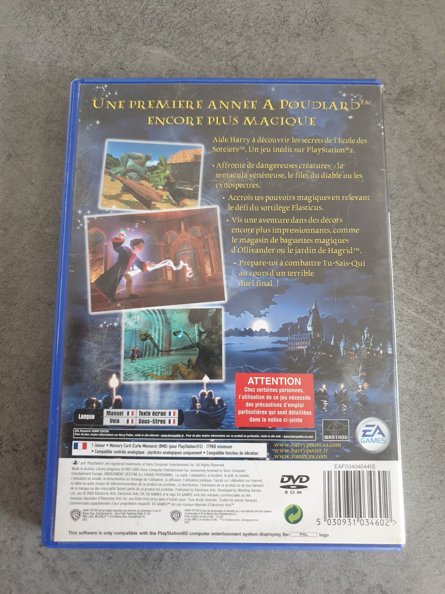 Harry Potter à l'école des sorciers - Playstation 2 PS2 - Complet PAL FR