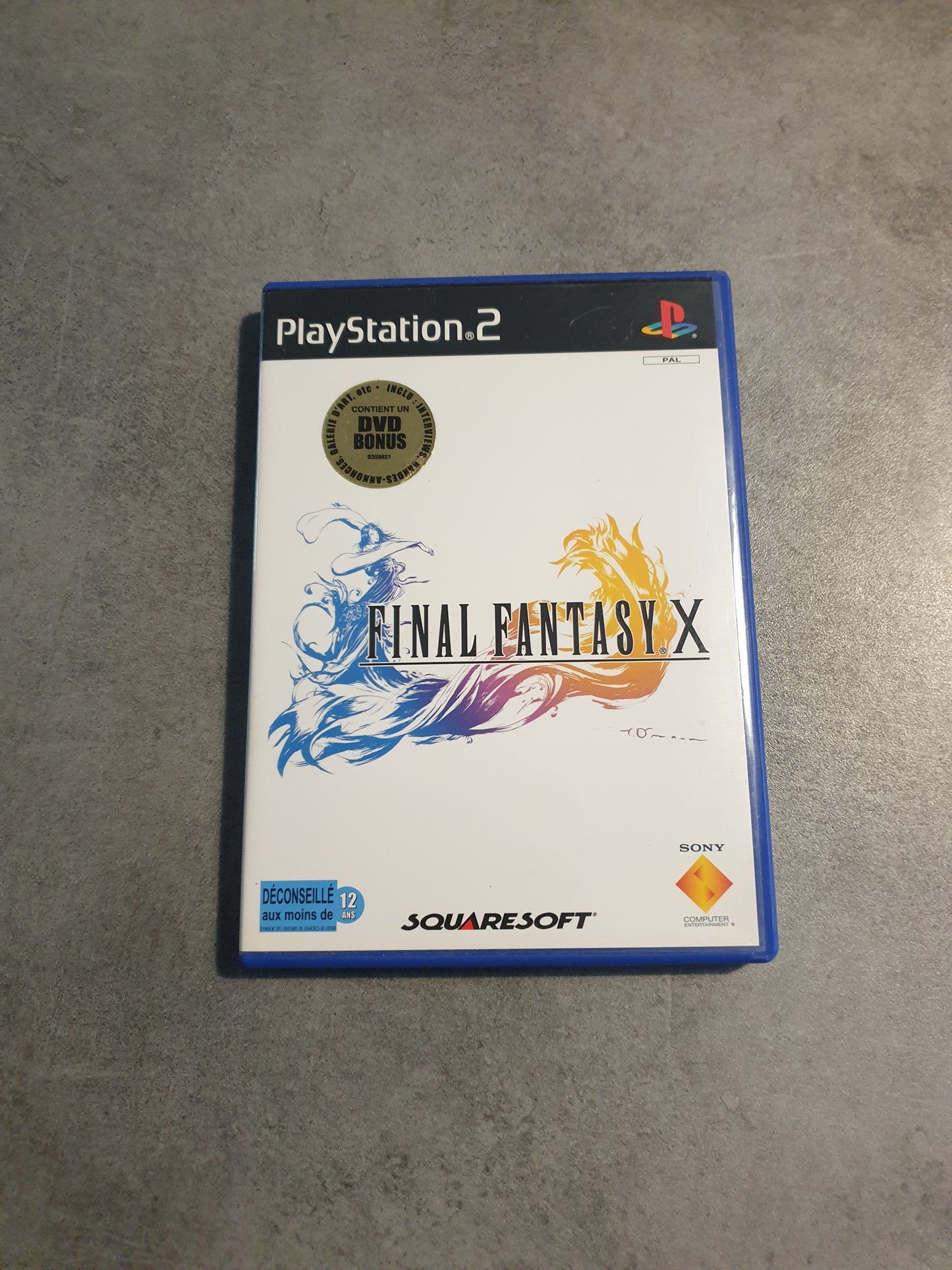 Final Fantasy X + DVD Bonus - PlayStation 2 PS2 - PAL FRA - Complet