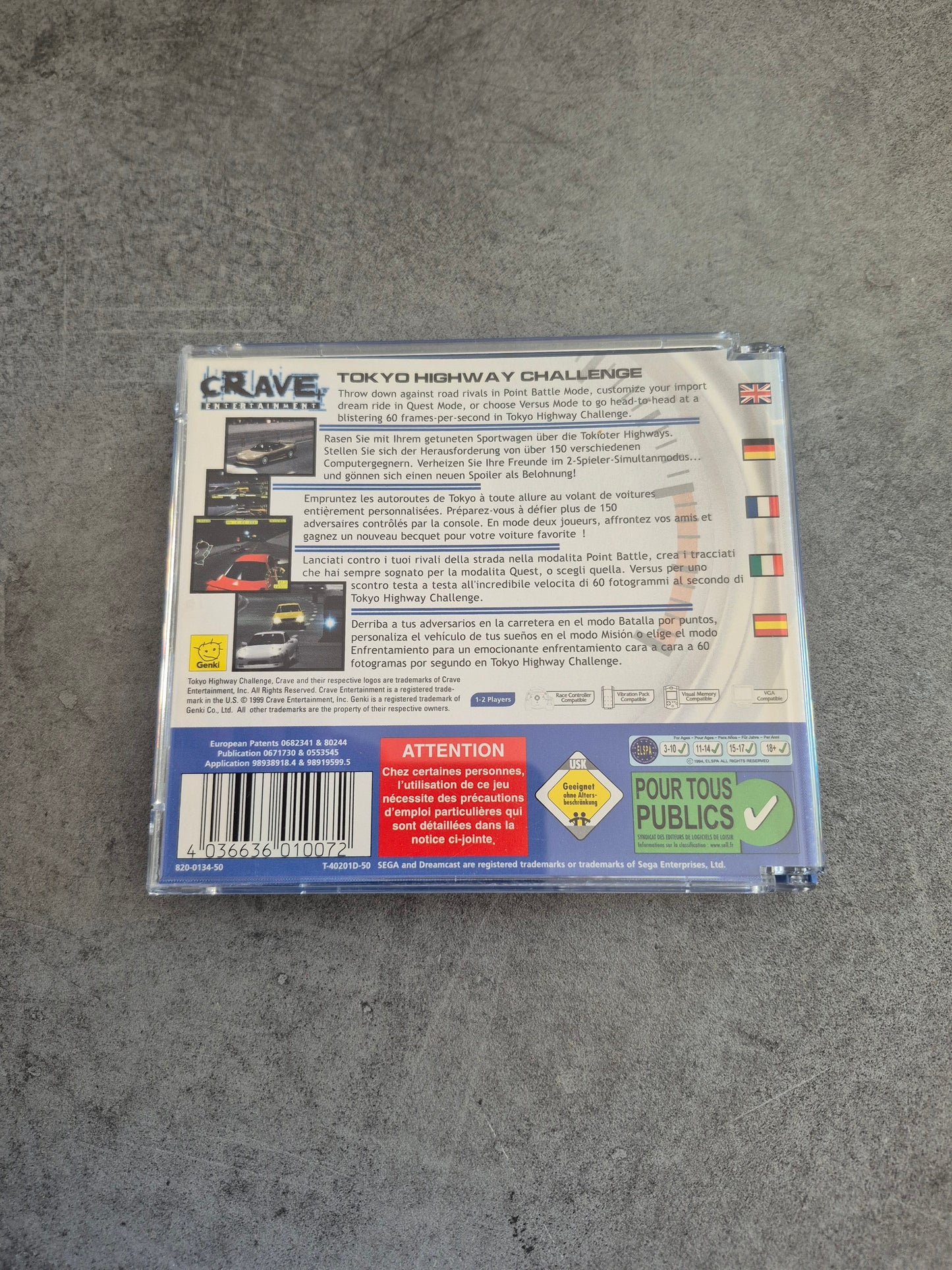 Tokyo highway challenge - SEGA Dreamcast - CIB PAL - Excellent état - Complet