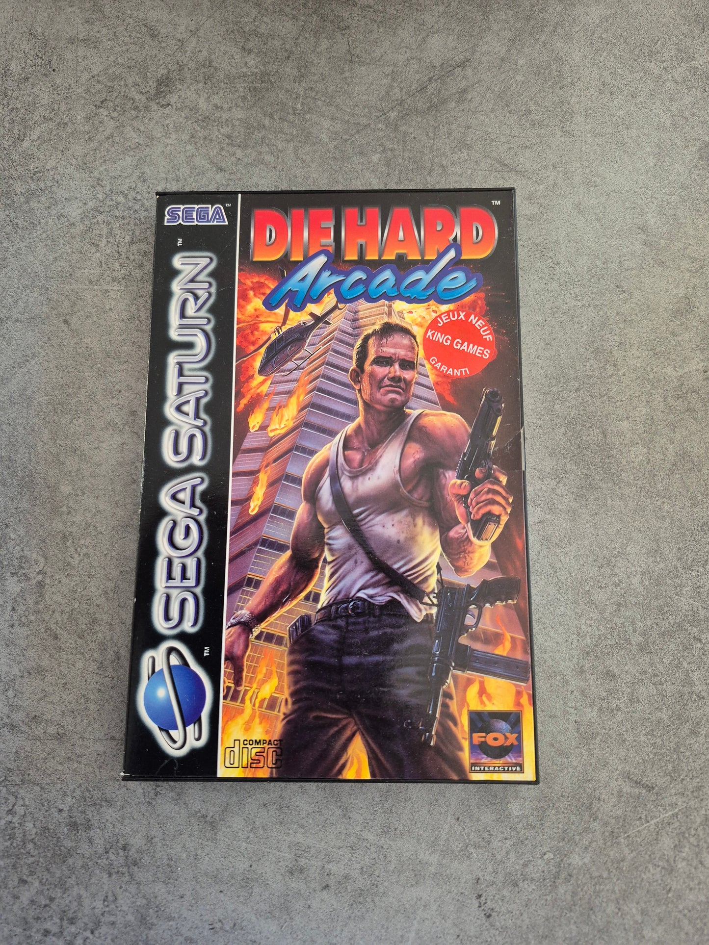 Jeu Sega Saturn - Die Hard Arcade - Complet Pal Fr - Etat Neuf