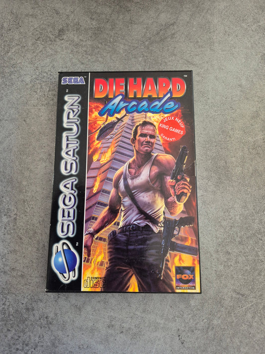 Jeu Sega Saturn - Die Hard Arcade - Complet Pal Fr - Etat Neuf