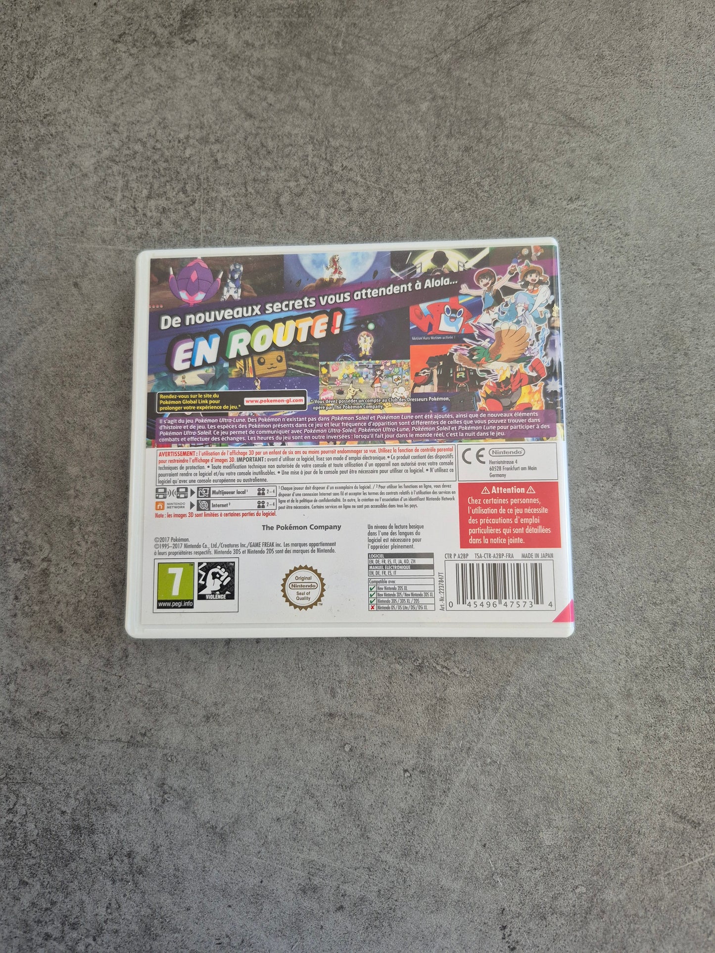 Jeu Nintendo 3DS - Pokémon Ultra-Lune - Complet - FR