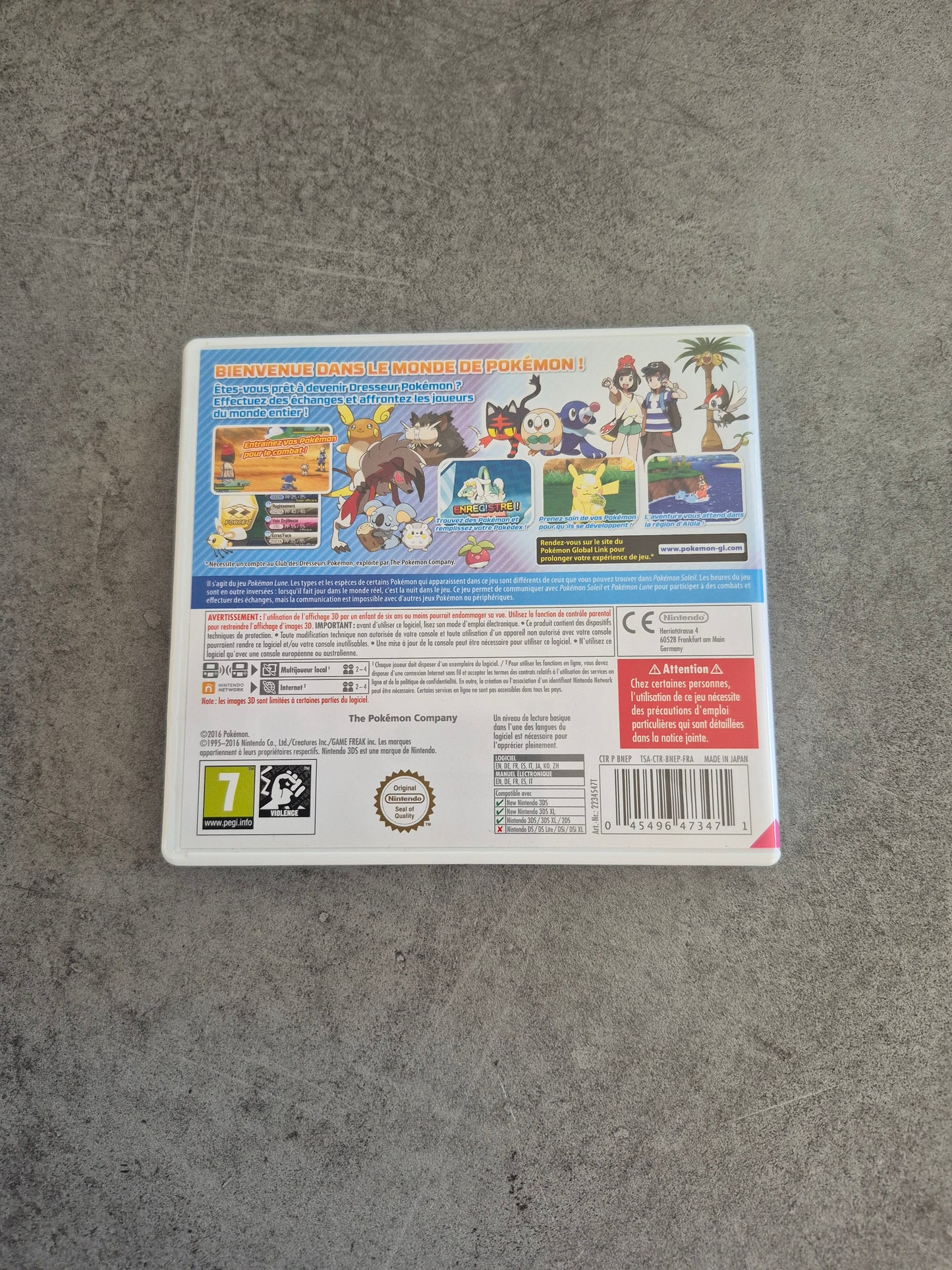 Jeu Nintendo 3DS - Pokémon Lune - Complet - FR