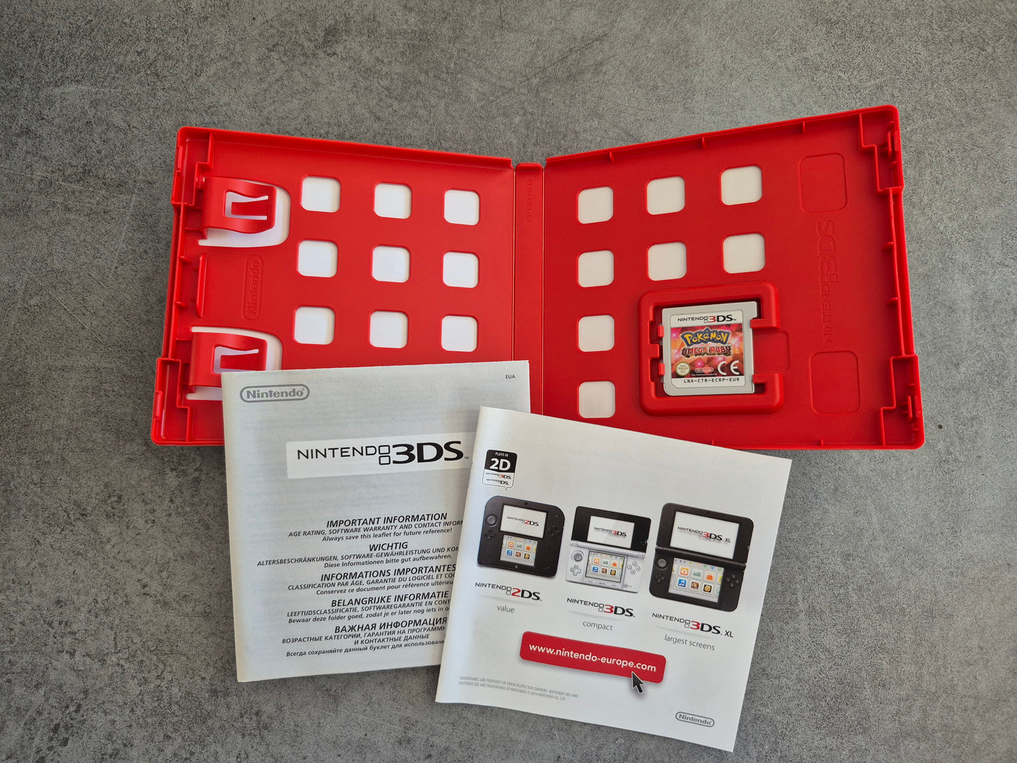 Jeu Nintendo 3DS - Pokémon Rubis Oméga - Complet - FR