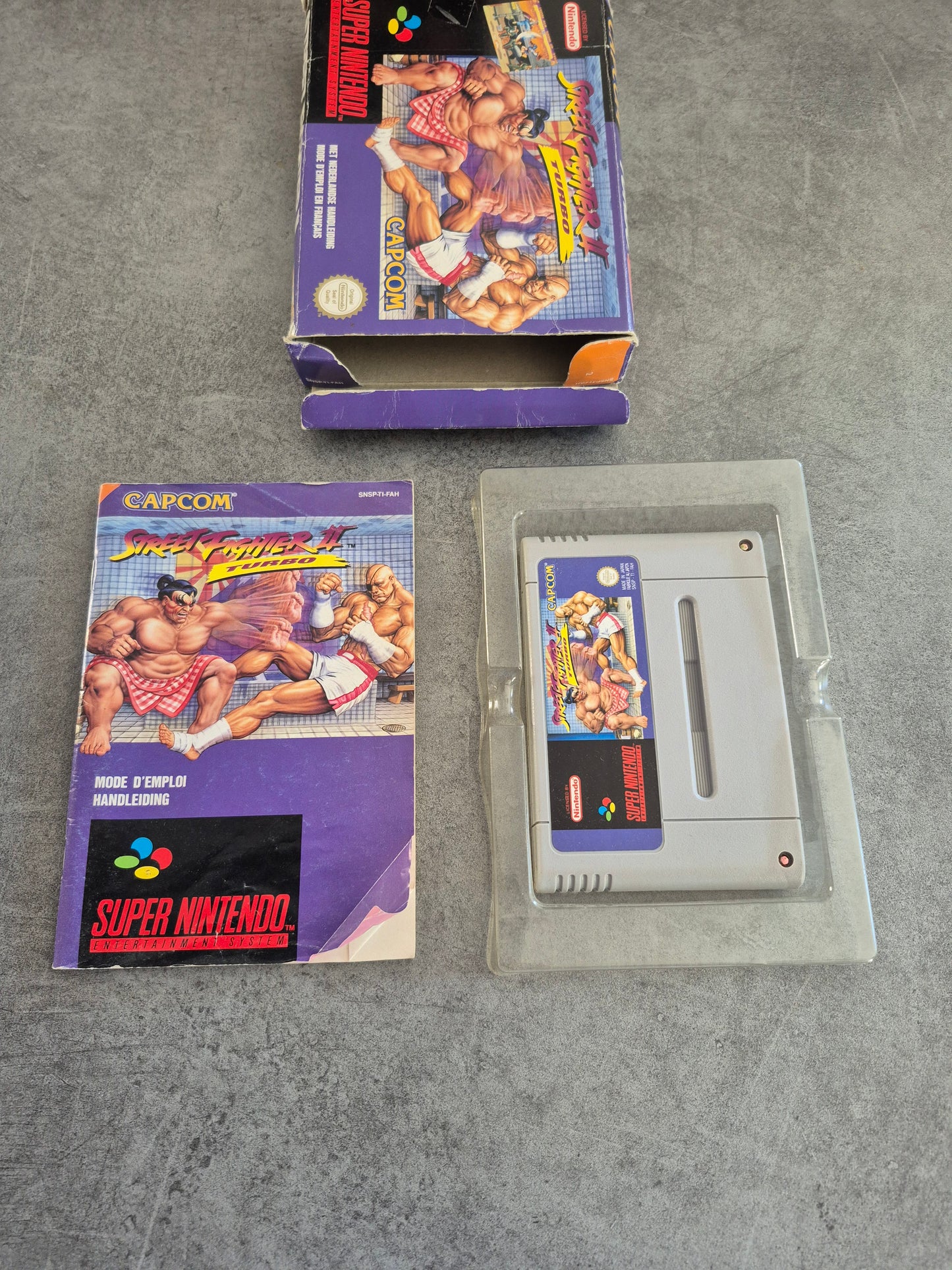 Street Fighter 2 Turbo Super Nintendo Snes FAH Complet CIB