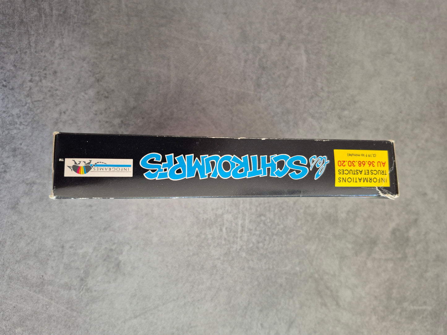 Jeux Super Nintendo Snes Les Schtroumpfs The Smurfen complet En Boîte FAH