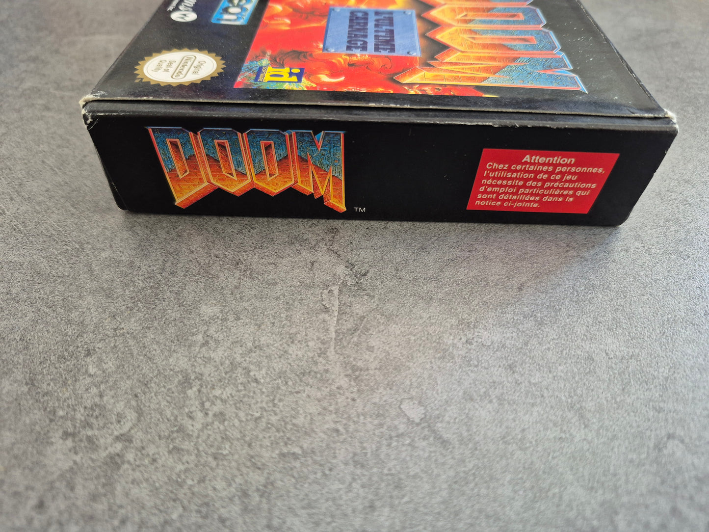 DOOM Super Nintendo SNES Boîte Jeu notice complet TBE OCEAN