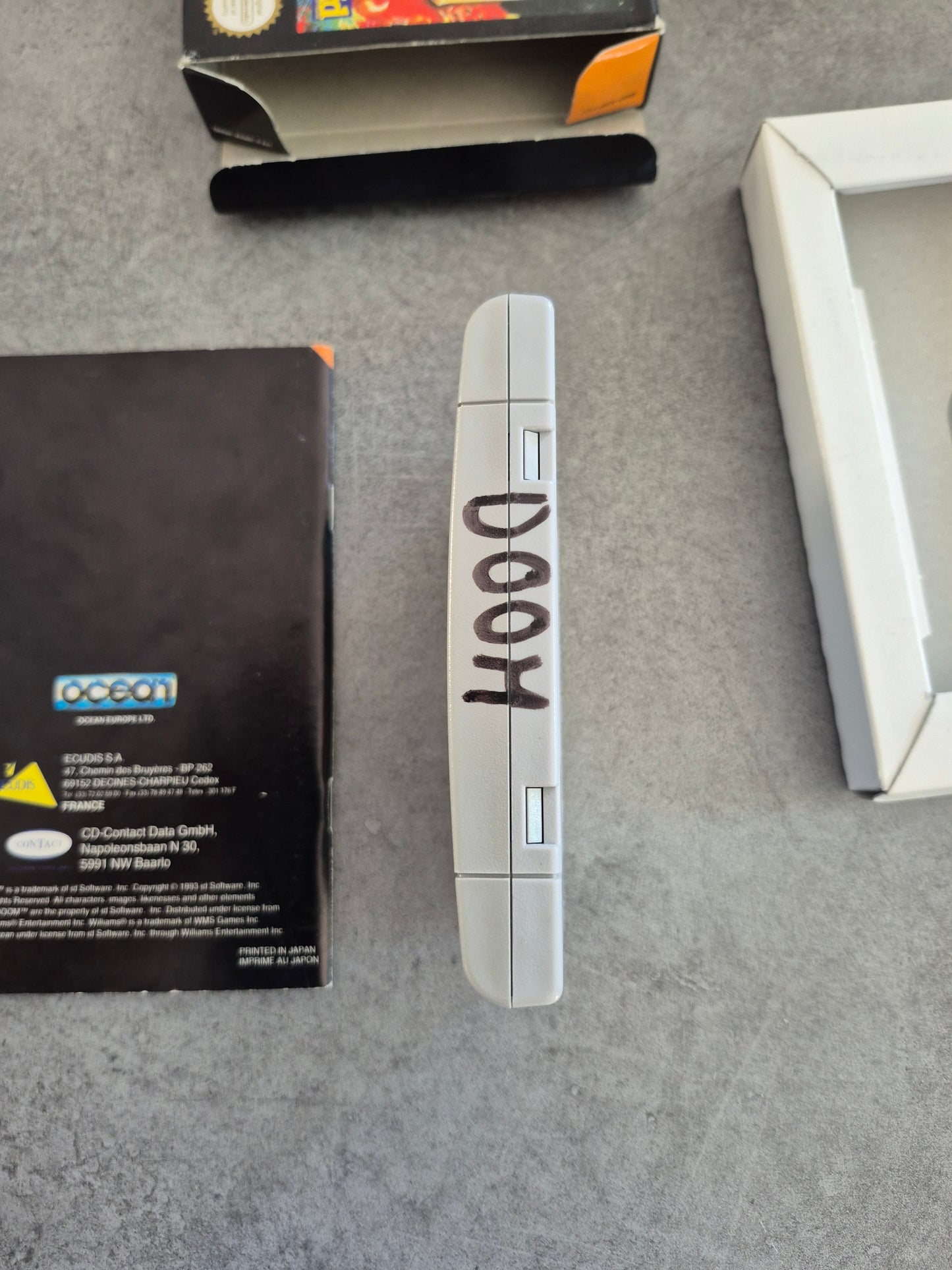DOOM Super Nintendo SNES Boîte Jeu notice complet TBE OCEAN