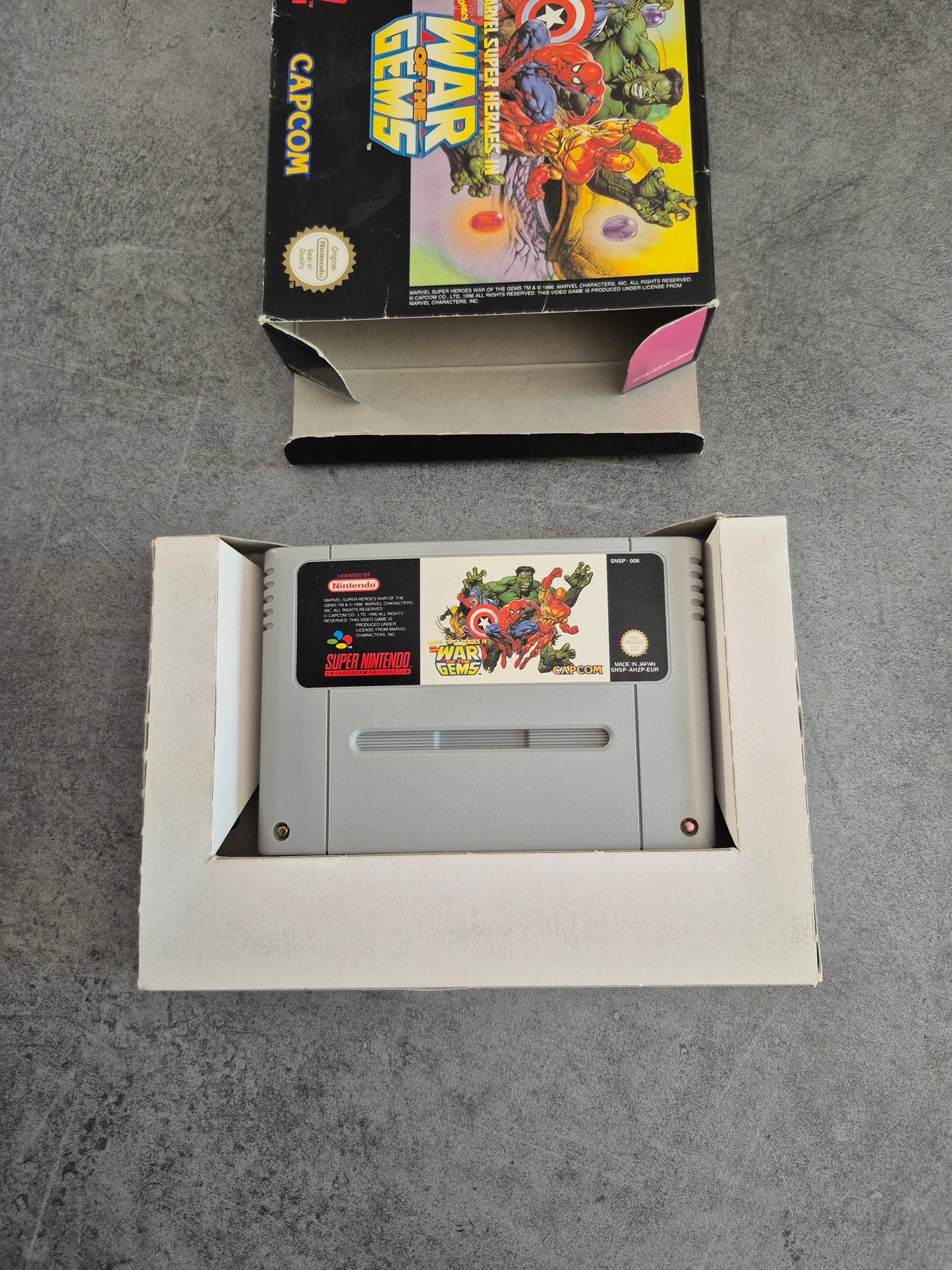 Super Nintendo / Snes - Marvel Super Heroes In War Of The Gems - EUR FR