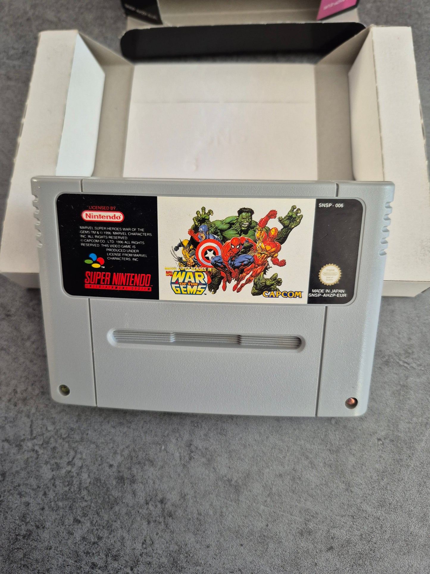 Super Nintendo / Snes - Marvel Super Heroes In War Of The Gems - EUR FR