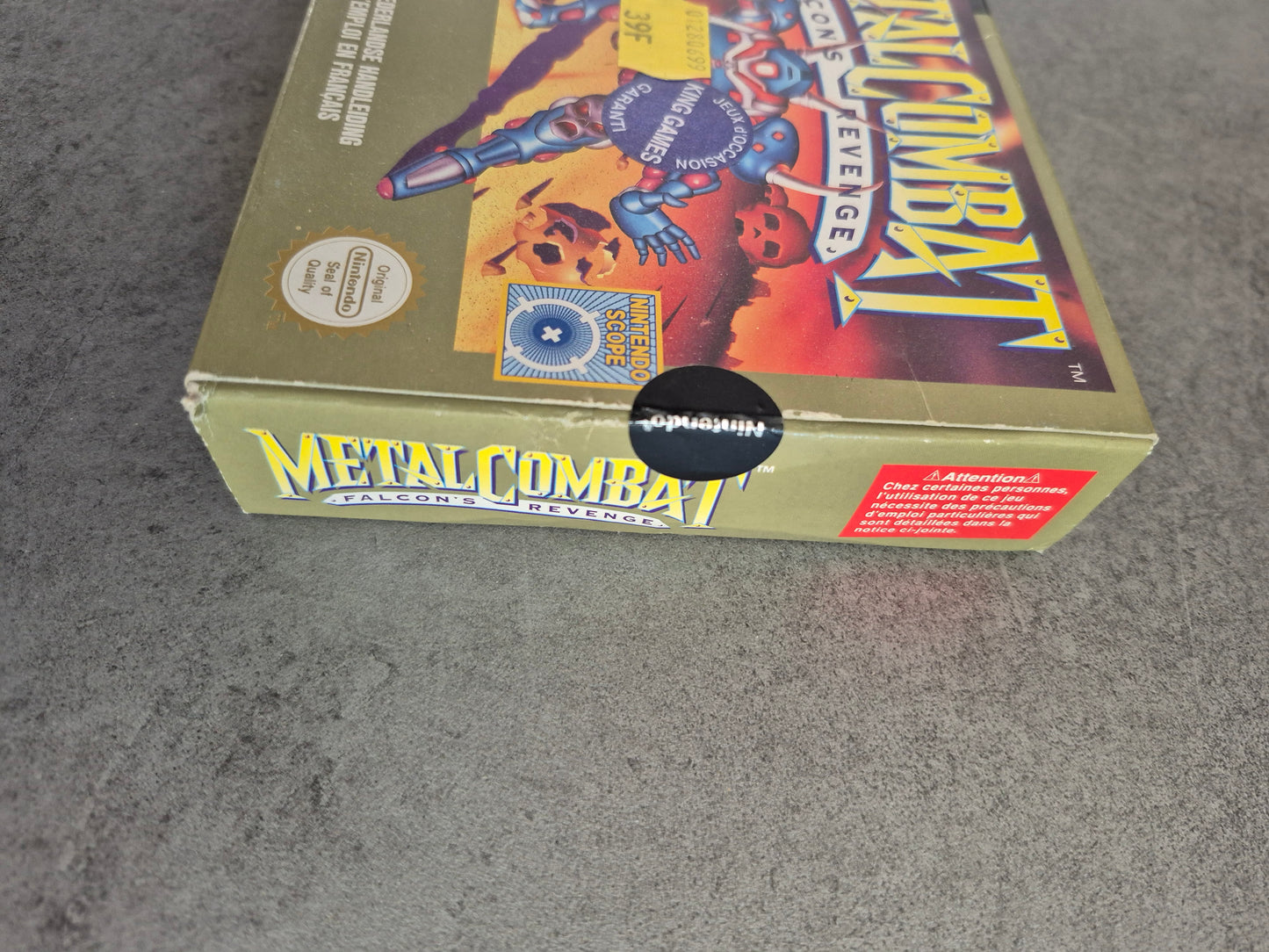 Metal Combat Falcons Revenge Super Nintendo SNES PAL FAH - Complet - Excellent état