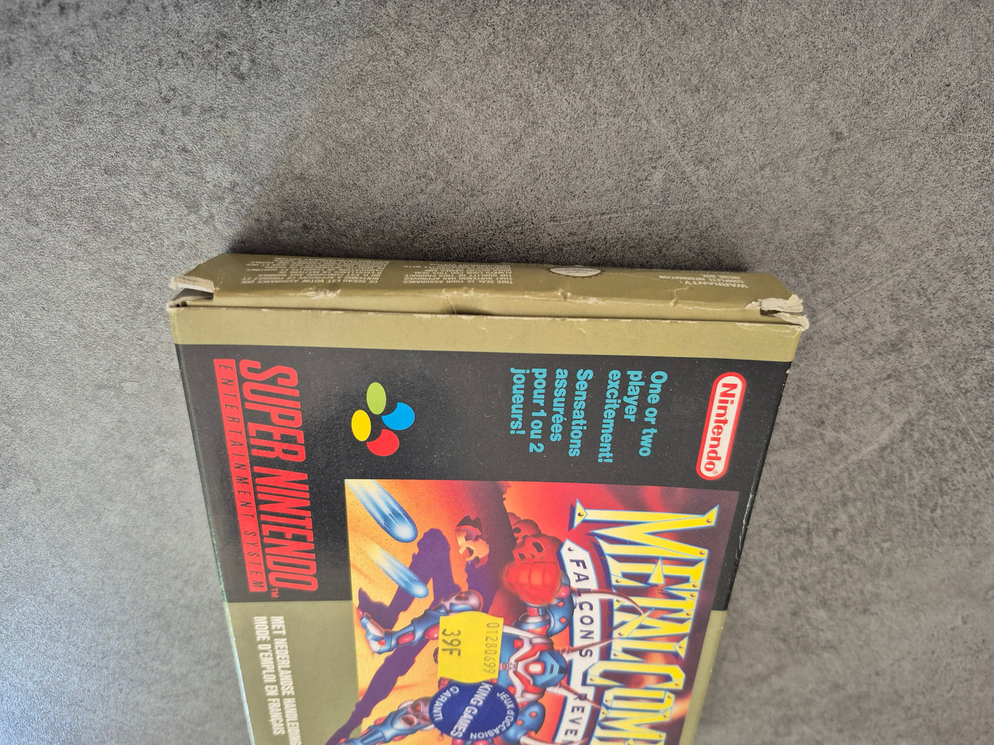 Metal Combat Falcons Revenge Super Nintendo SNES PAL FAH - Complet - Excellent état