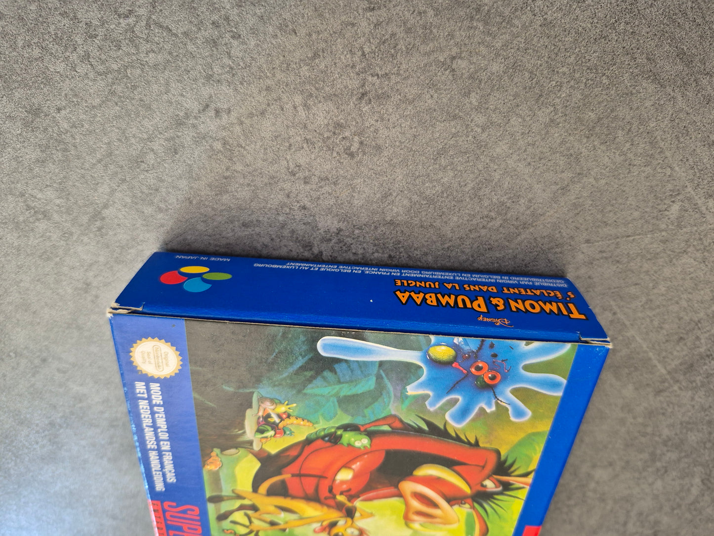 Jeu Super Nintendo Timon & Pumbaa s'éclatent dans la jungle - Pal FRA FAH très Bon état - Complet - Snes