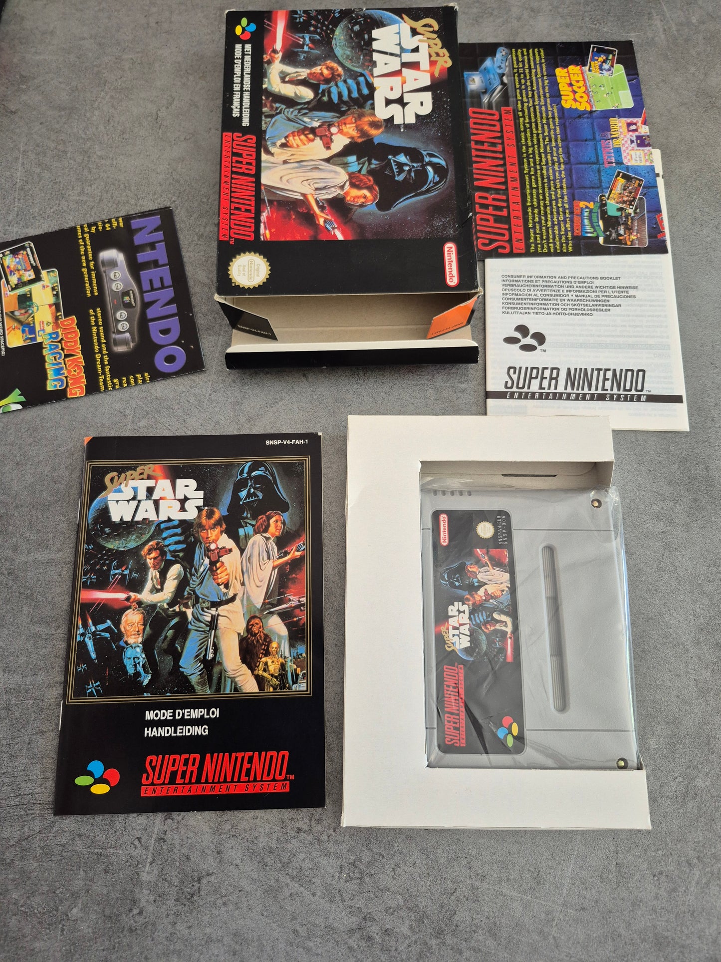 Super Nintendo SNES - Super Star Wars - PAL FAH - Complet - Excellent état