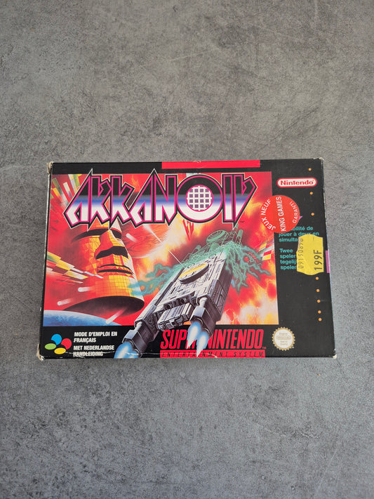Jeu Arkanoid FAH Super Nintendo - SNES - Pal FAH Complet Super état