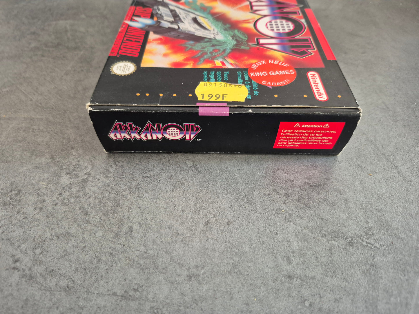 Jeu Arkanoid FAH Super Nintendo - SNES - Pal FAH Complet Super état