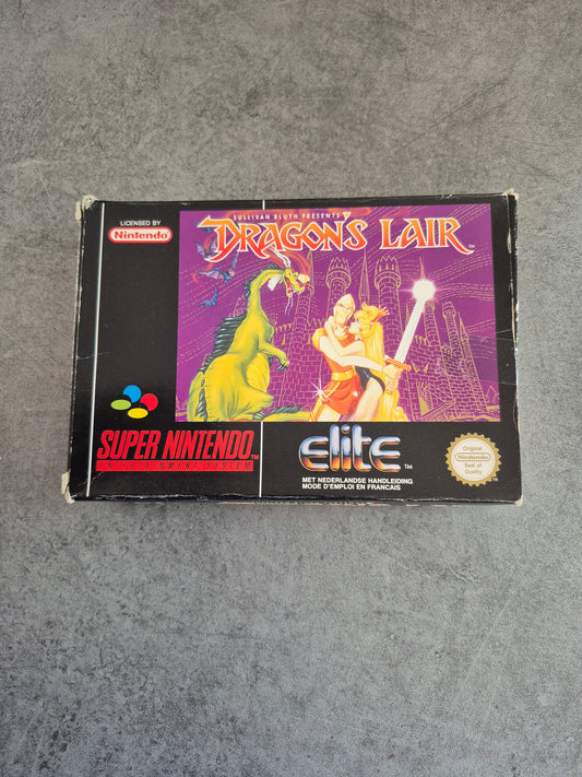 Jeu Dragon's Lair - Super Nintendo - SNES - PAL FAH - Sans Notice