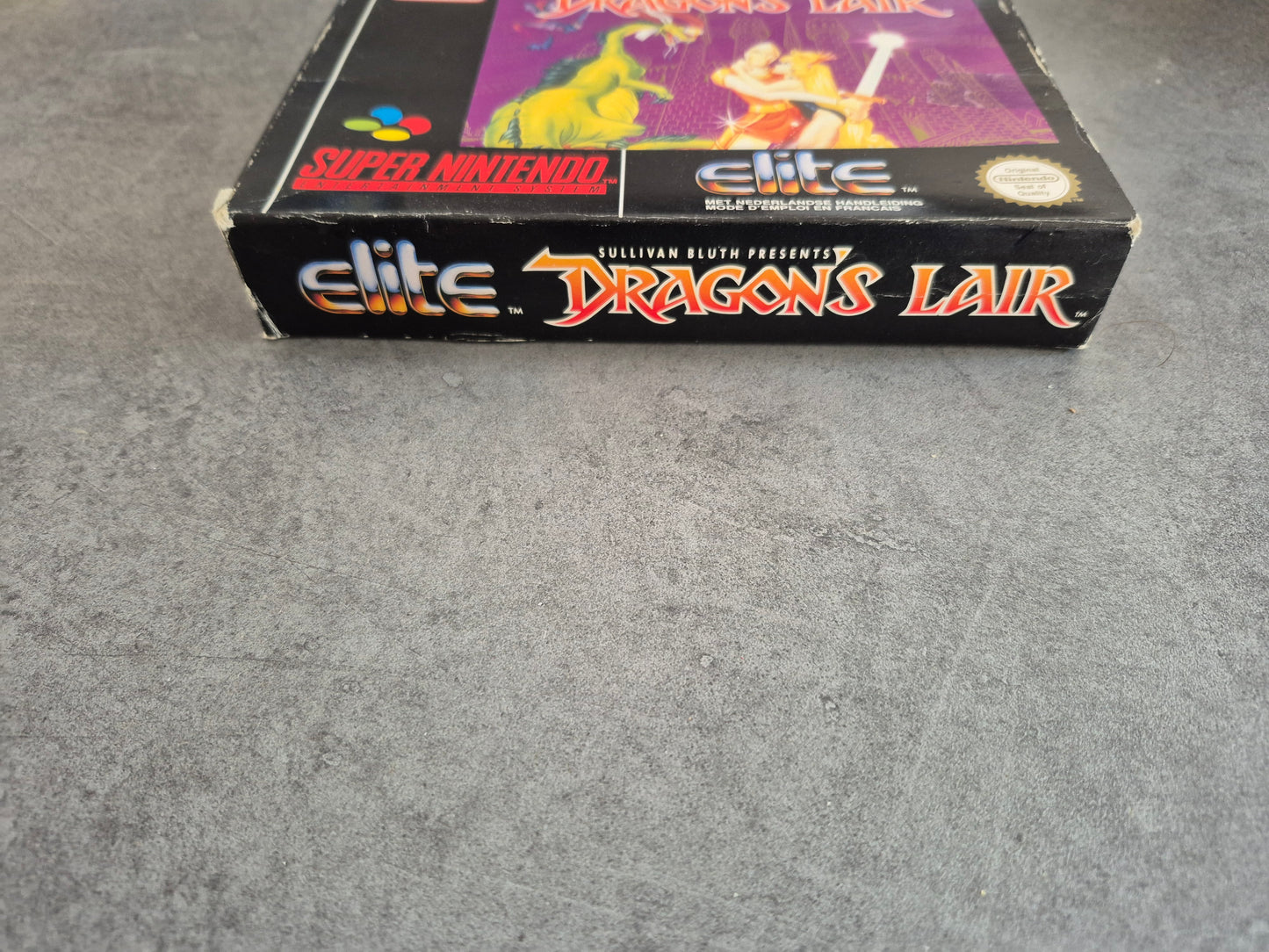 Jeu Dragon's Lair - Super Nintendo - SNES - PAL FAH - Sans Notice