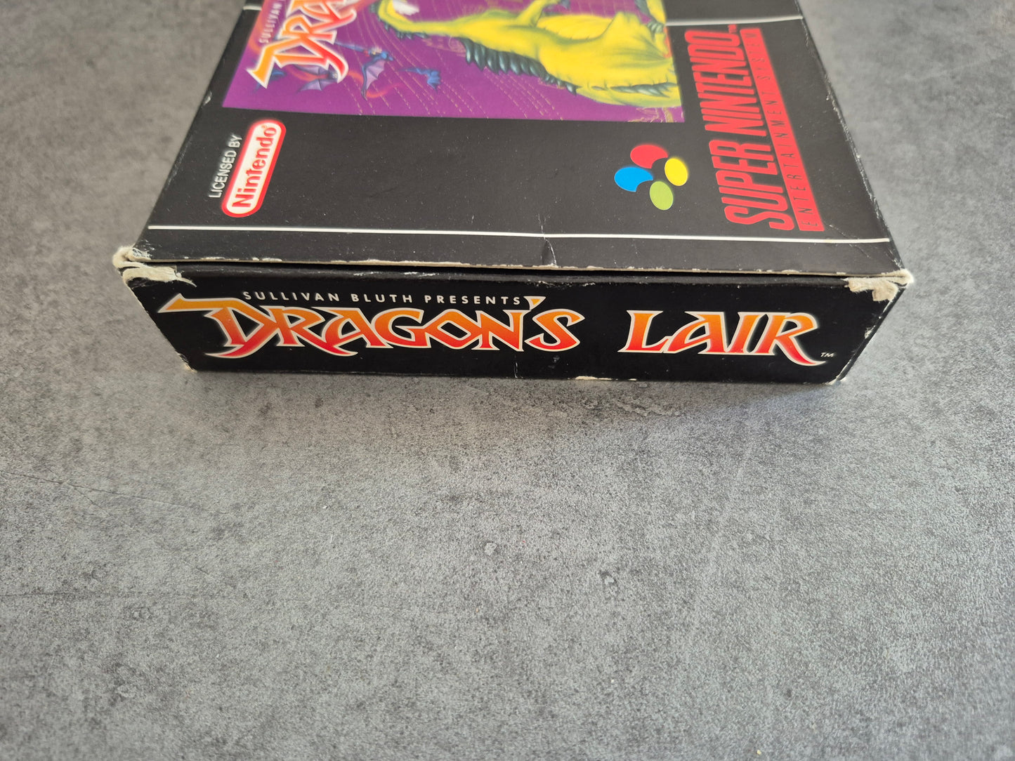 Jeu Dragon's Lair - Super Nintendo - SNES - PAL FAH - Sans Notice