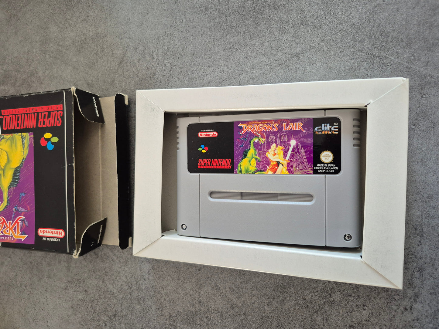 Jeu Dragon's Lair - Super Nintendo - SNES - PAL FAH - Sans Notice
