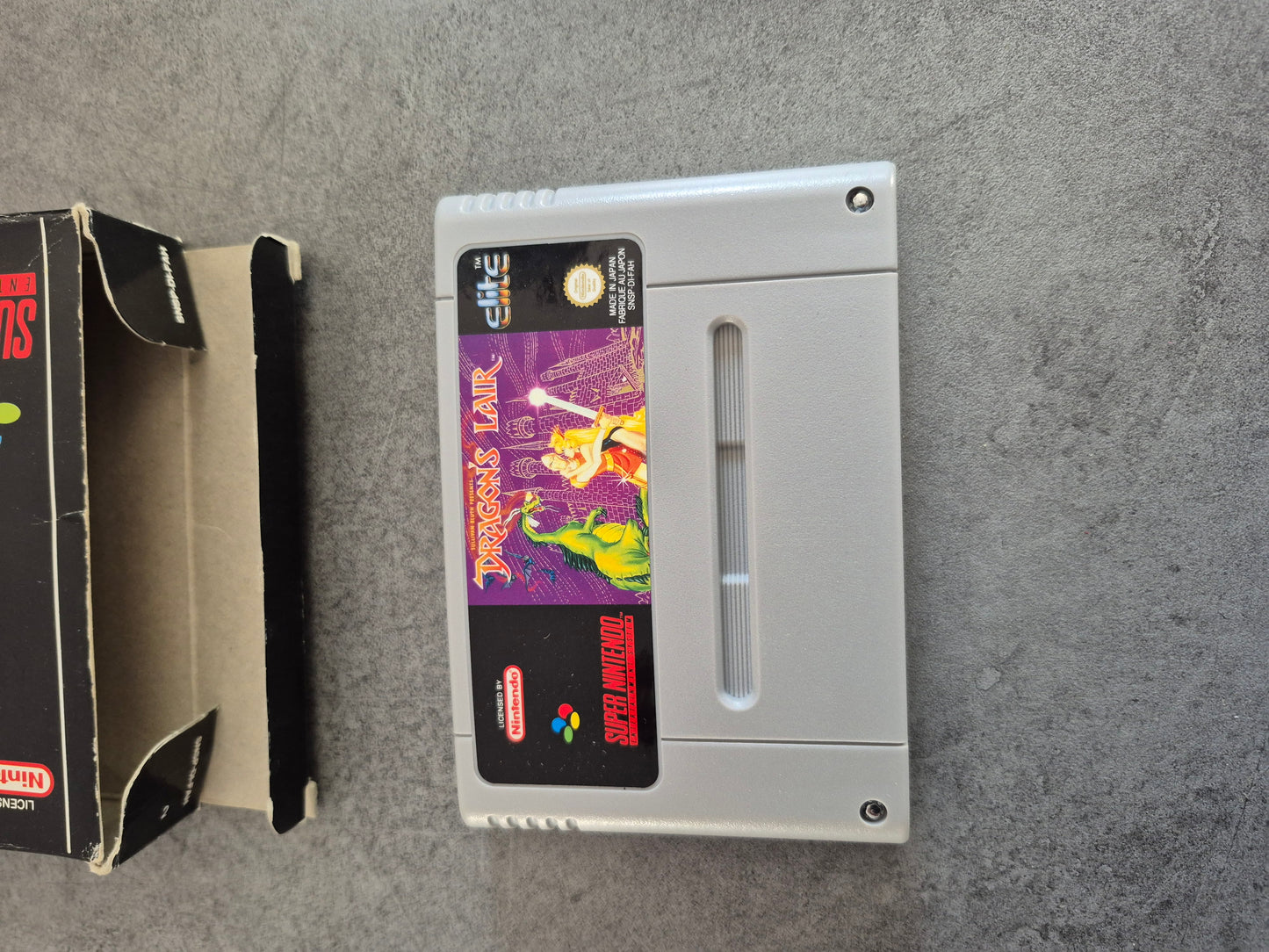 Jeu Dragon's Lair - Super Nintendo - SNES - PAL FAH - Sans Notice