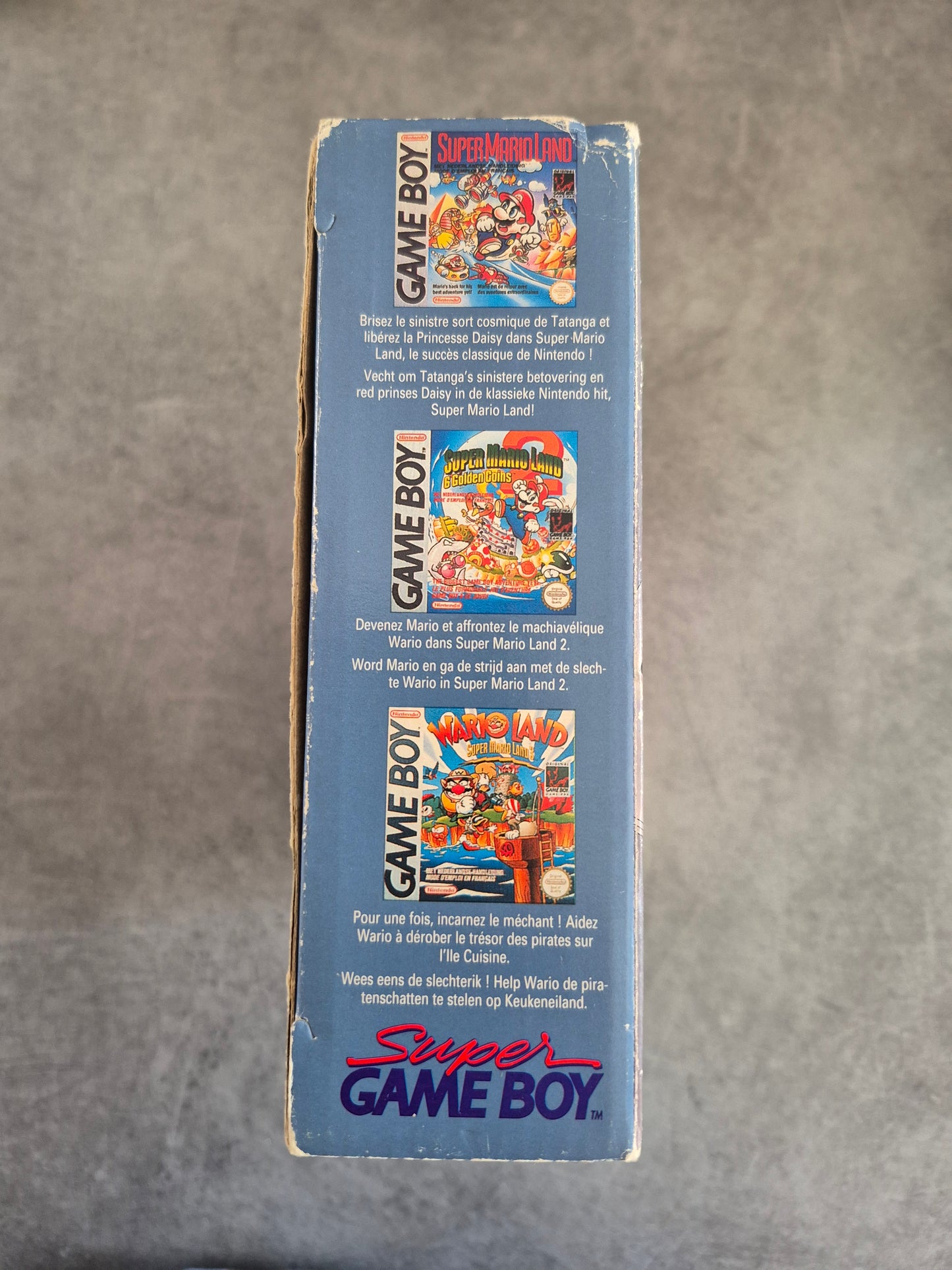 Super Gameboy complet sur Super Nintendo SNES GB FAH
