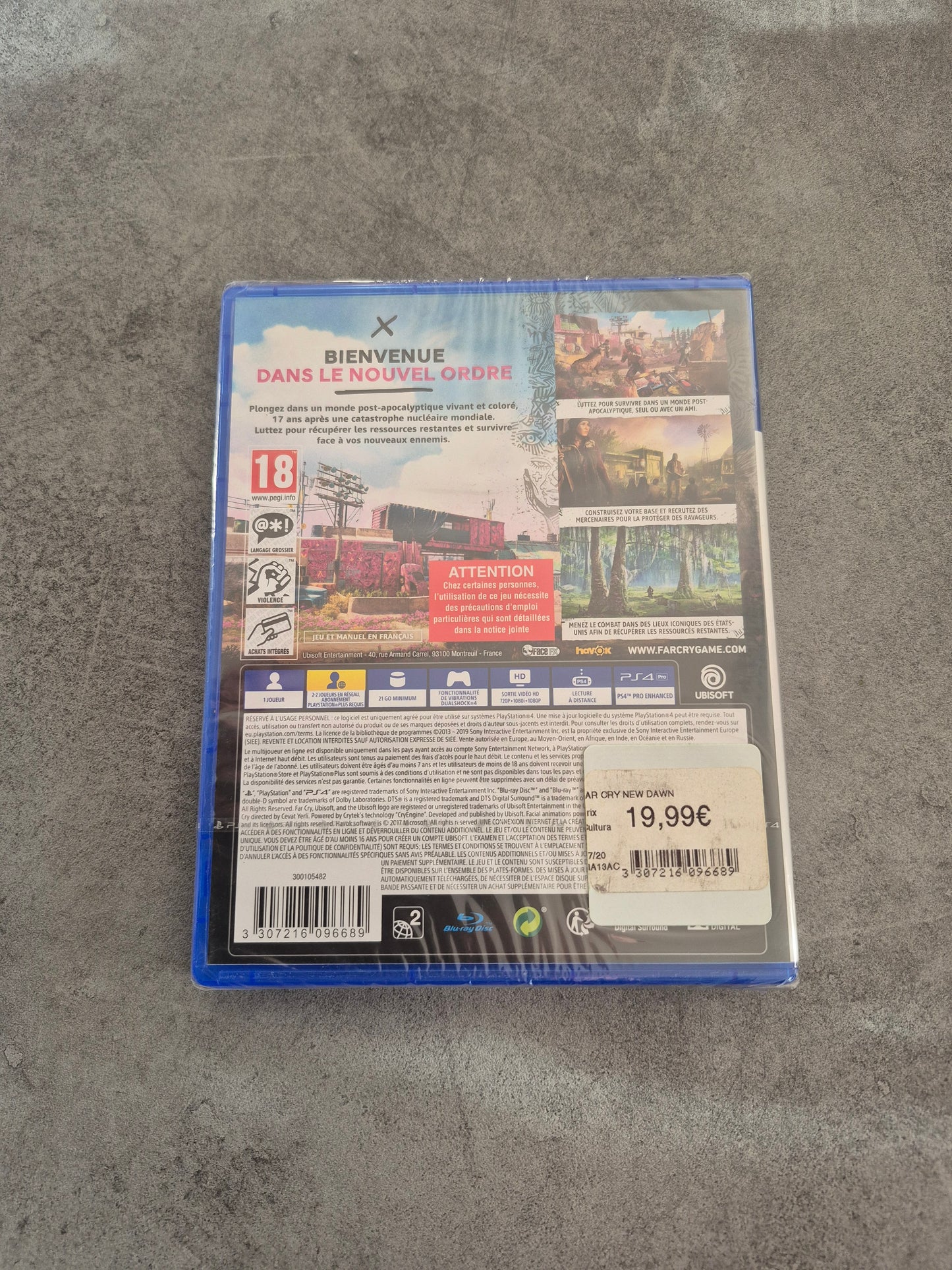Jeu playstation 4 Farcry New Dawn Ps4 Neuf Sous Blister VF