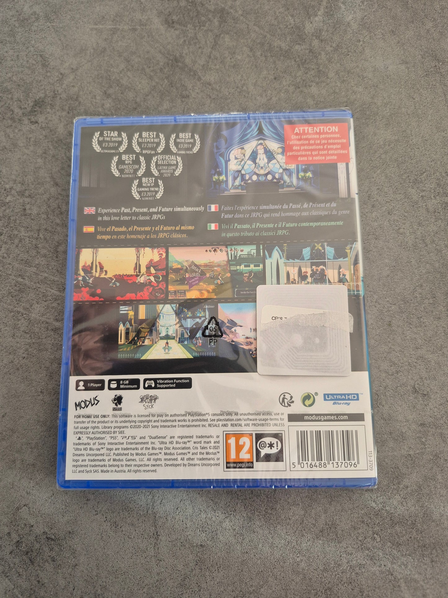Jeu Sony Playstation 5 / PS5 - CrisTales - Neuf - PAL / FR - Scellé PAL Euro Fr