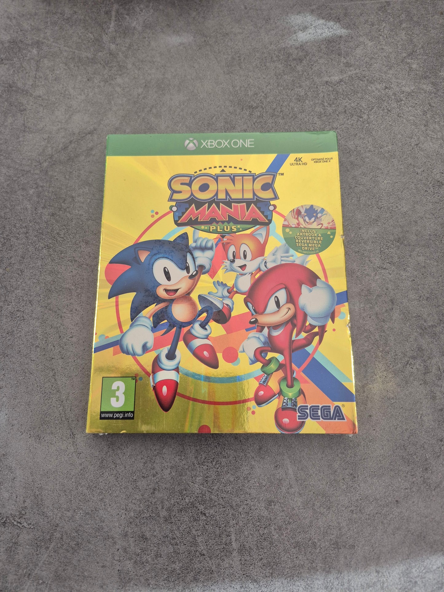 Jeu Sonic Mania Plus - Microsoft Xbox One - Edition Artbook - neuf scellé FR